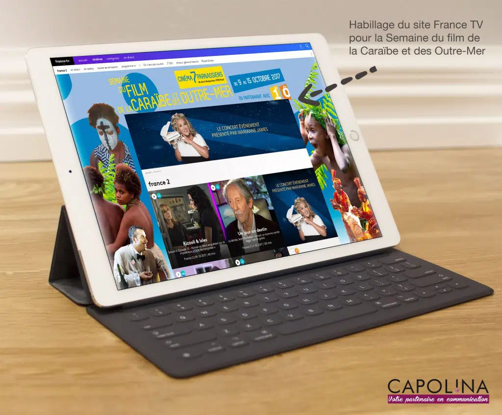 habillage site internet France TV